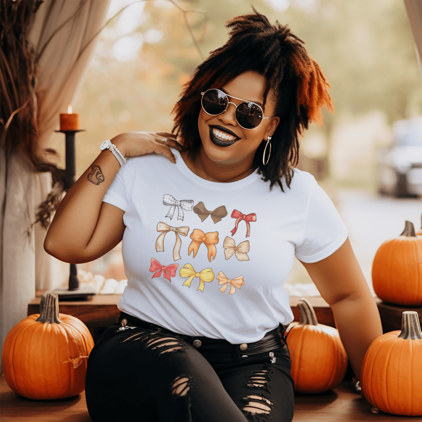 Fall Bows 2 T Shirt - FallHallowsT Shirt