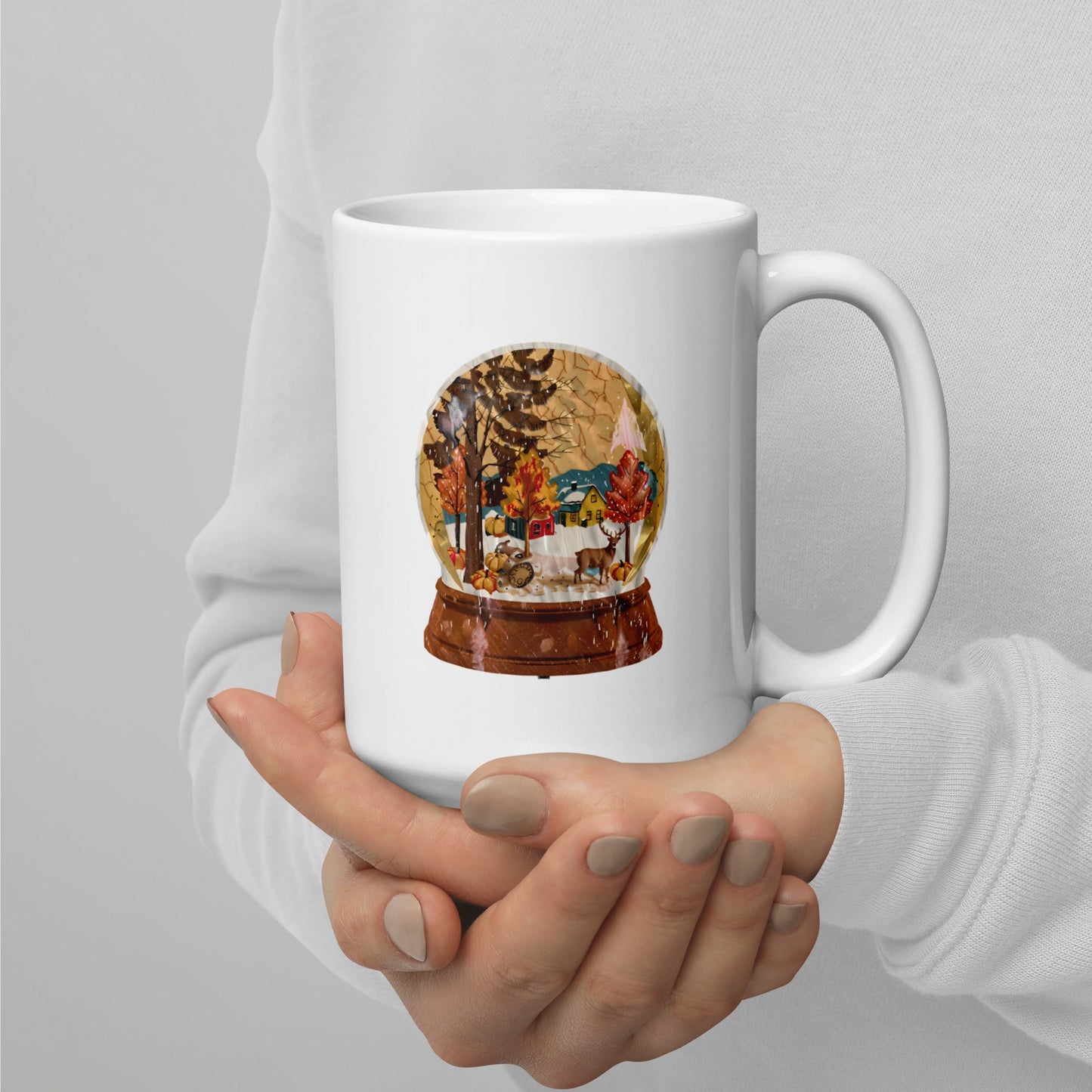 Fall Globe Mug - FallHallowsMug