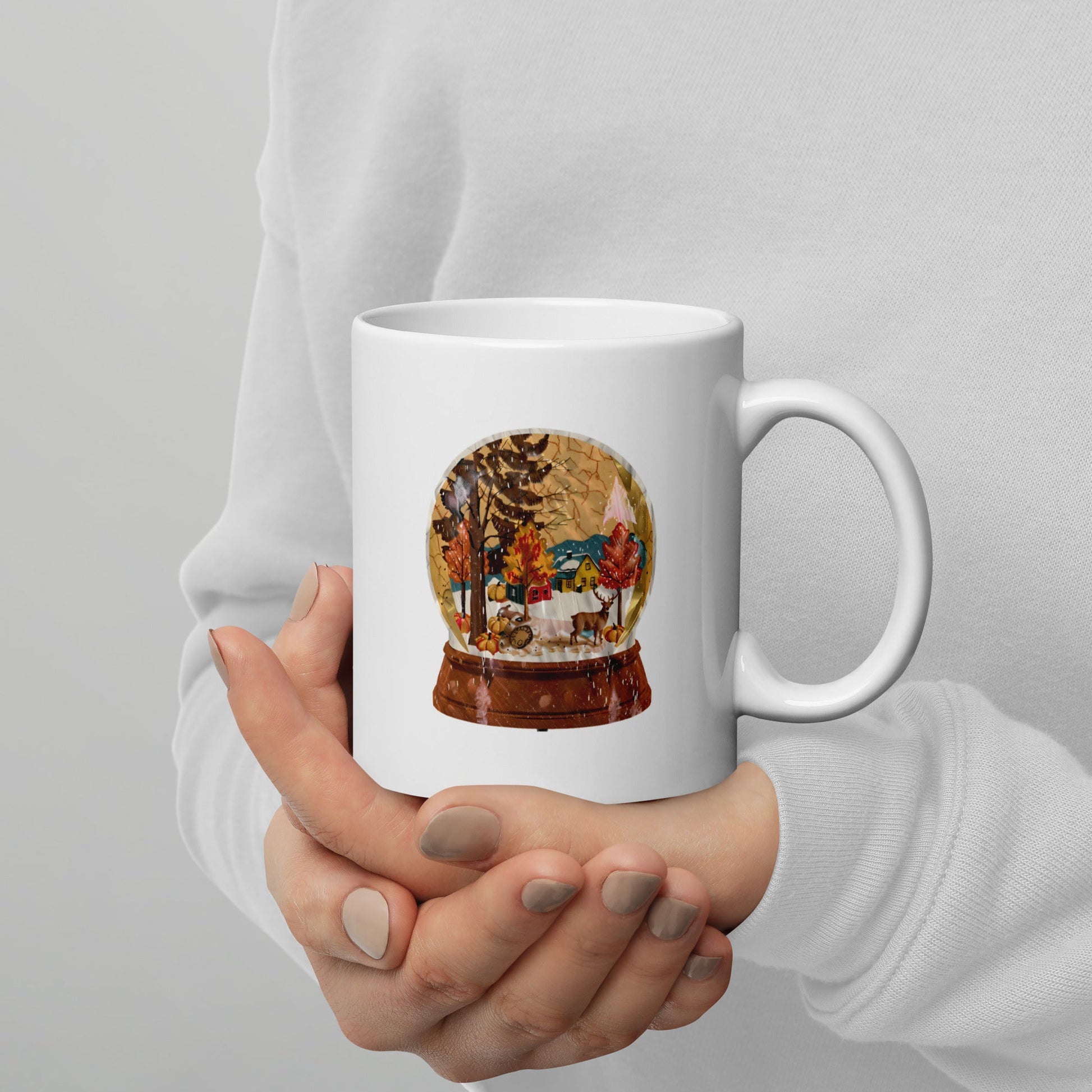 Fall Globe Mug - FallHallowsMug