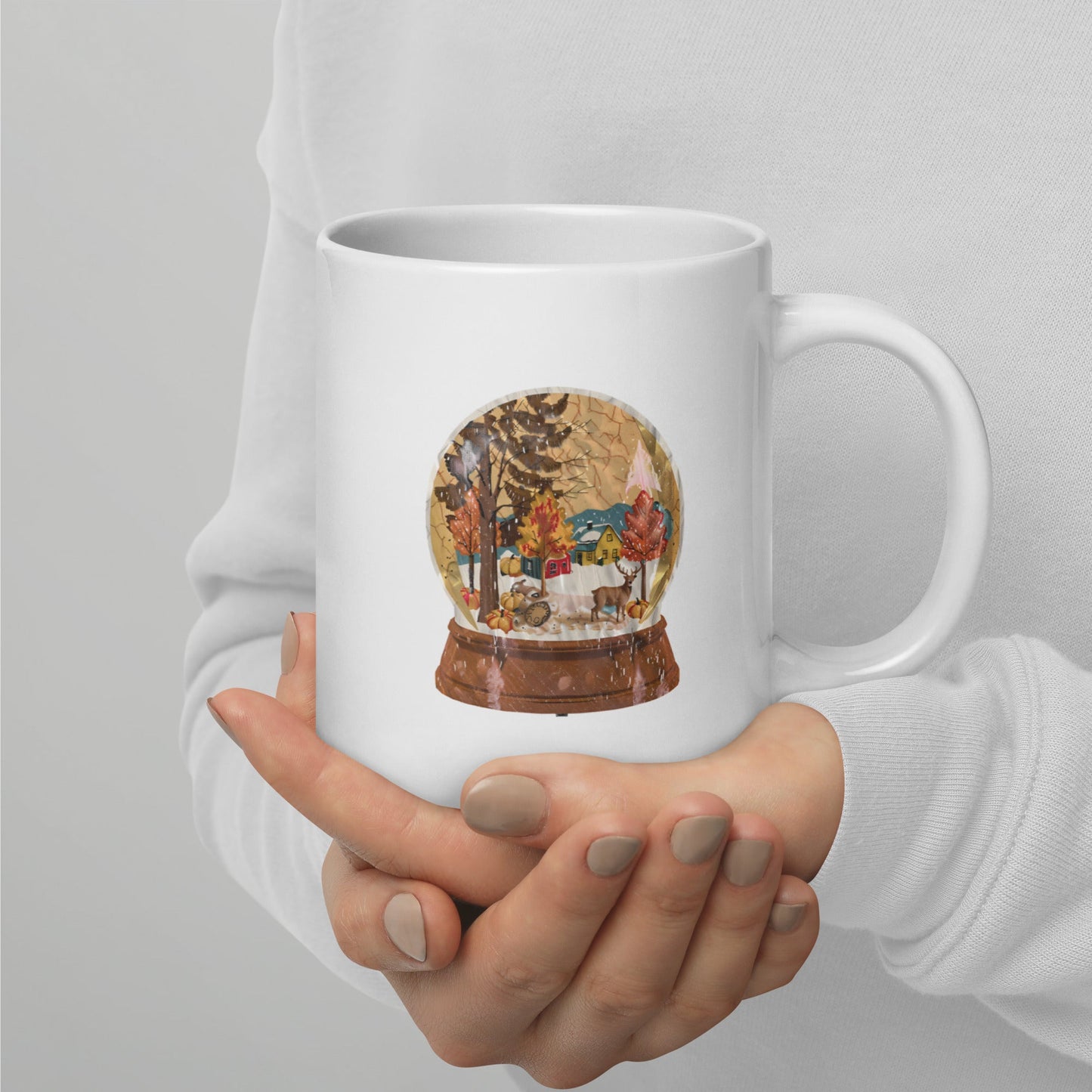 Fall Globe Mug - FallHallowsMug