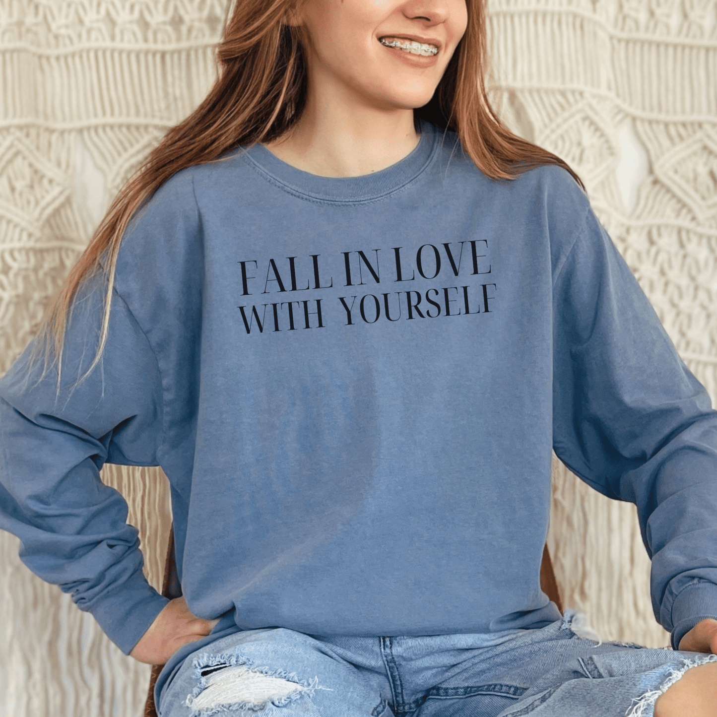 Fall In Love with Yourself Long Sleeved Shirt - FallHallowsLong Sleeve Shirt