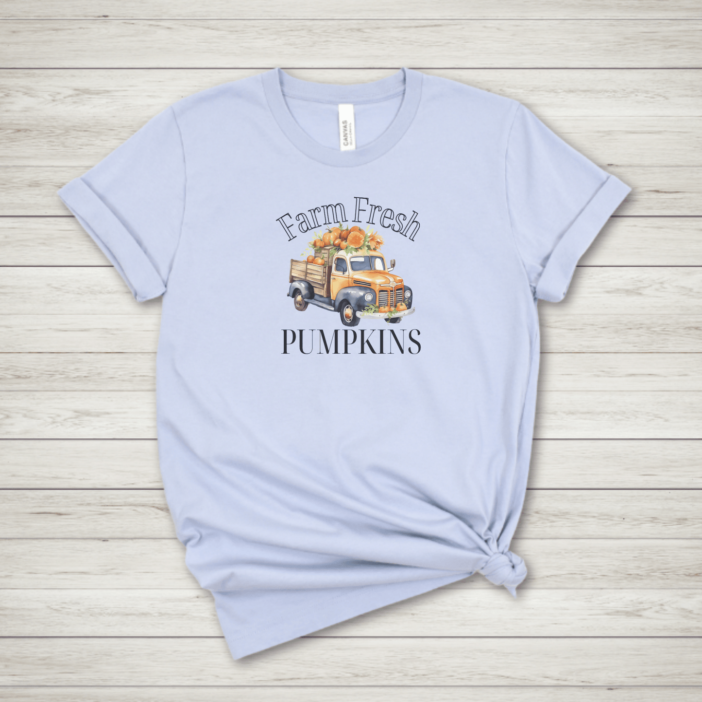Farm Fresh Pumpkins Orange Truck T Shirt - FallHallowsT Shirt
