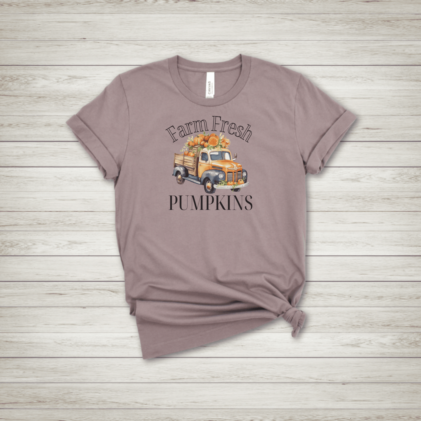 Farm Fresh Pumpkins Orange Truck T Shirt - FallHallowsT Shirt
