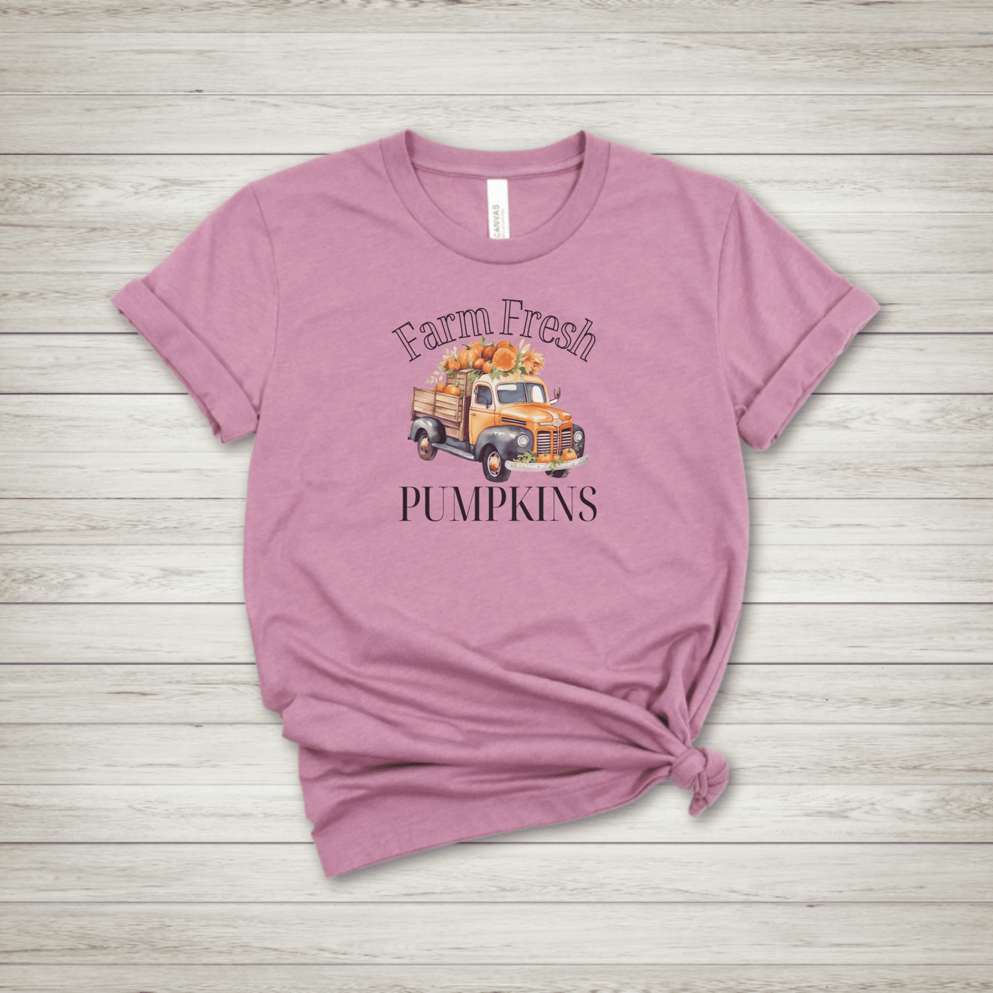 Farm Fresh Pumpkins Orange Truck T Shirt - FallHallowsT Shirt