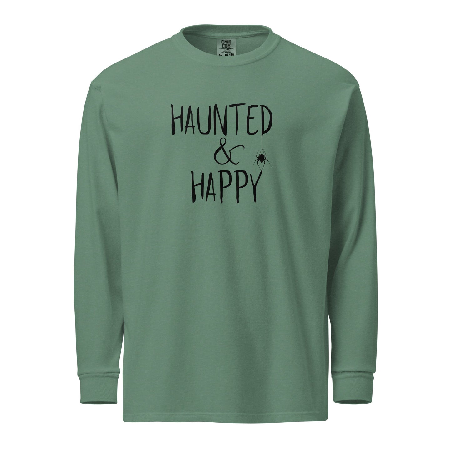 Haunted and Happy Long Sleeve Shirt - FallHallowsLong Sleeve Shirt