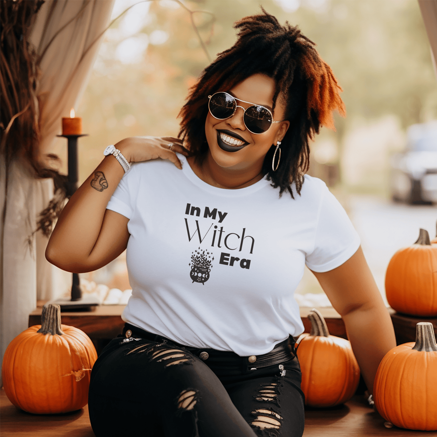 In My Witch Era Cauldron T Shirt - FallHallowsT Shirt