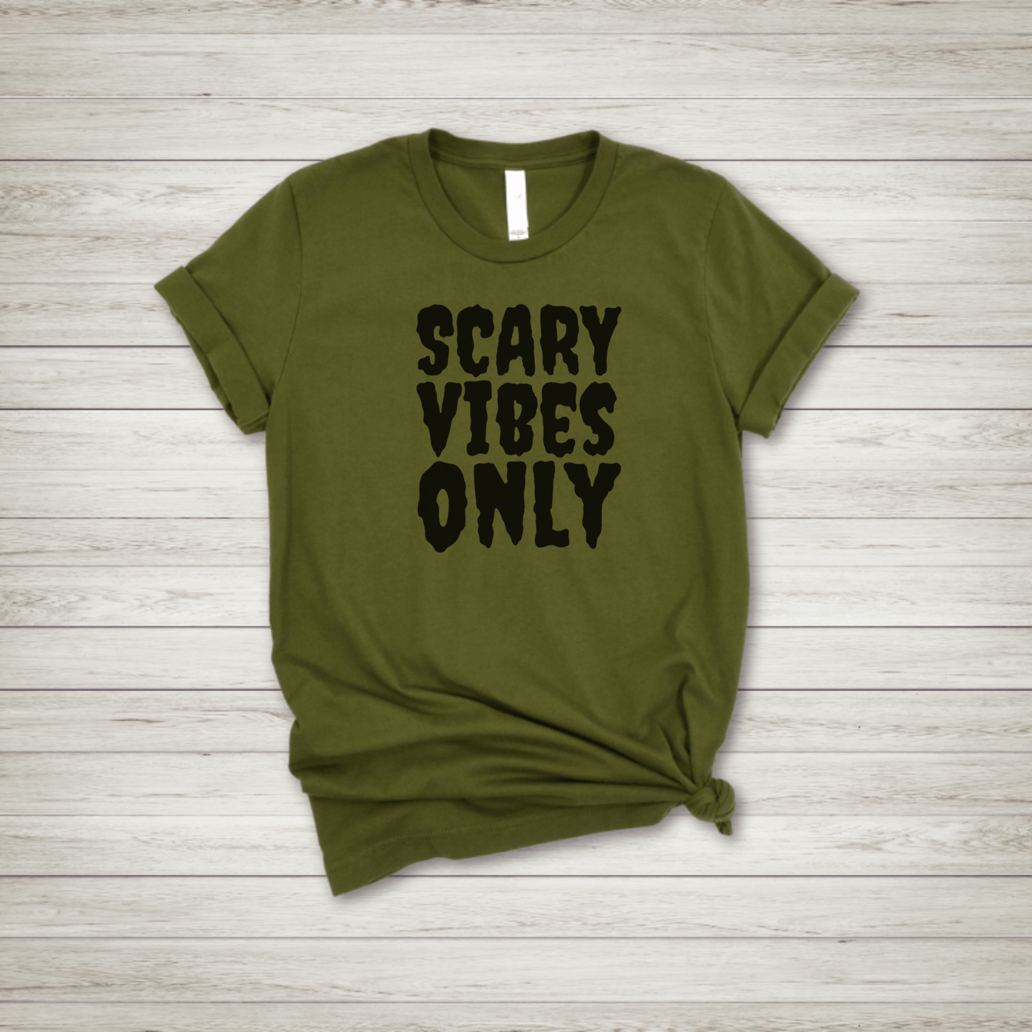 Scary Vibes Only TShirt - FallHallowsT Shirt