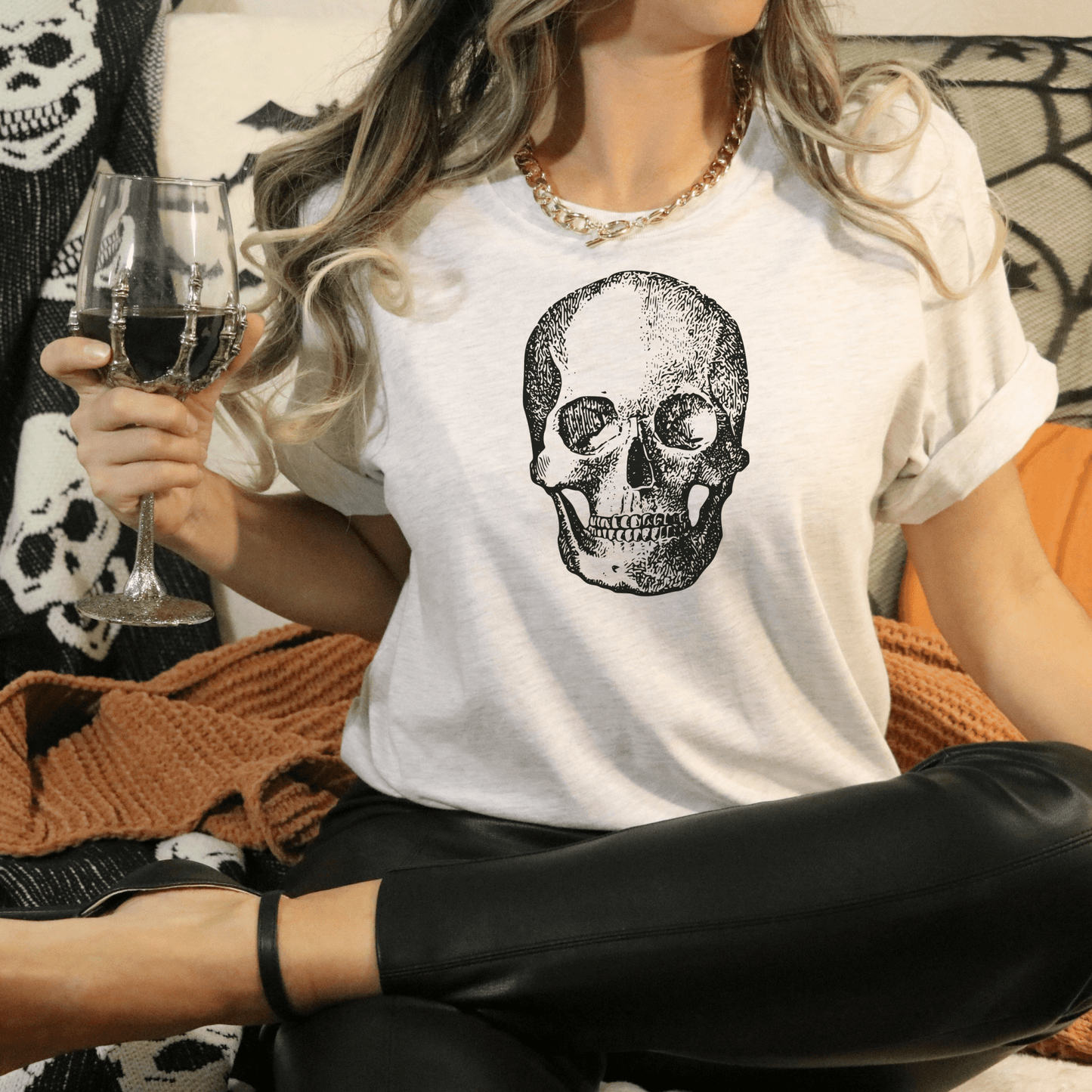 Skull T Shirt - FallHallowsT Shirt
