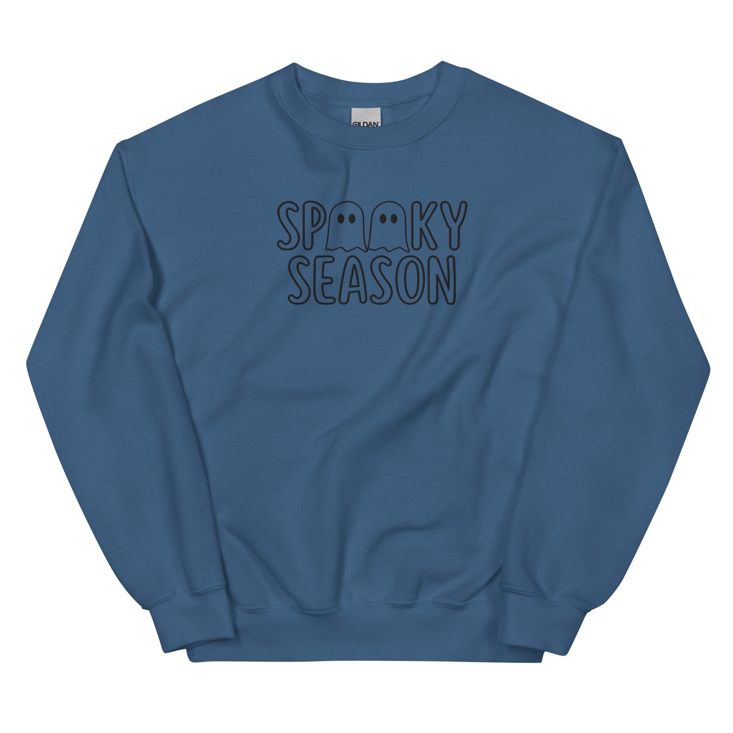Spooky Season Embroidered Sweatshirt - FallHallowsEmbroidered Sweatshirt