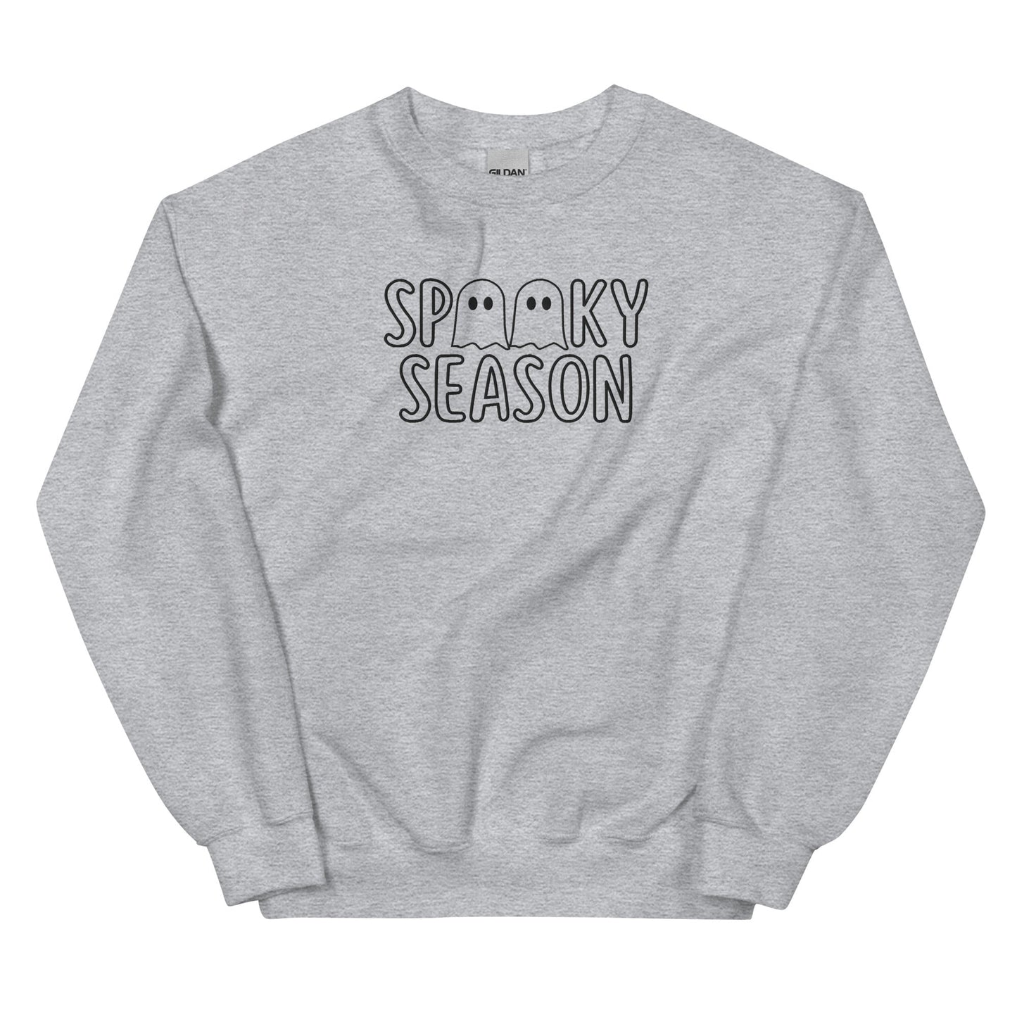 Spooky Season Embroidered Sweatshirt - FallHallowsEmbroidered Sweatshirt