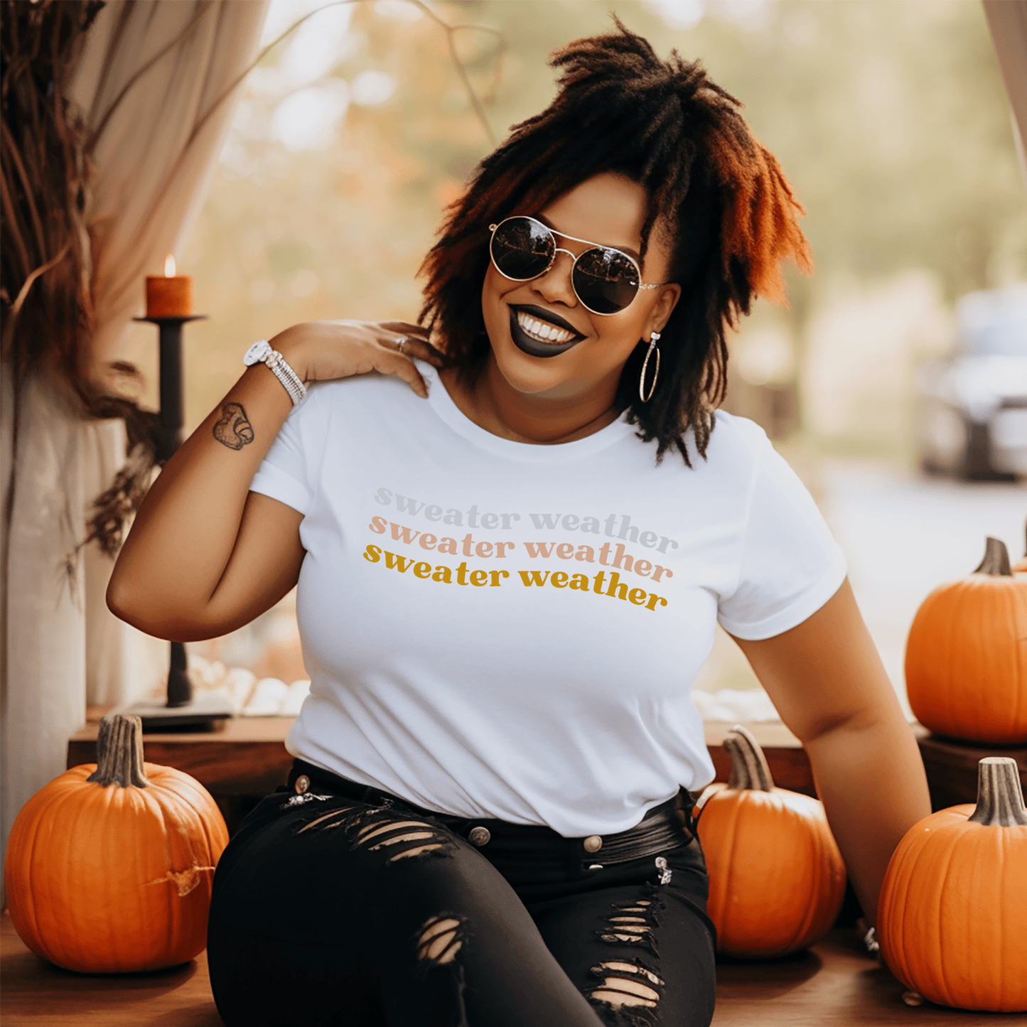 Sweater Weather T Shirt - FallHallowsT Shirt