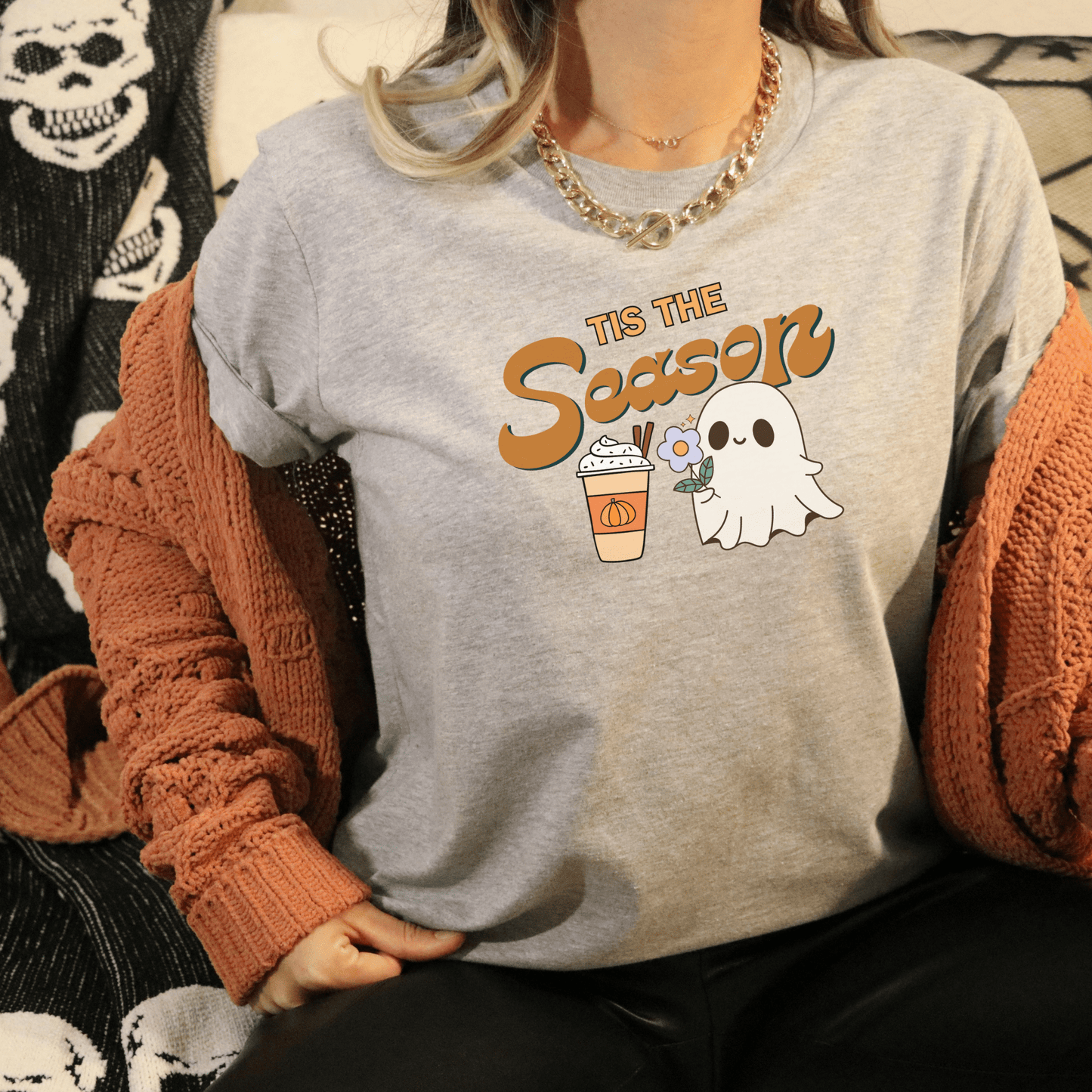 Tis the Season Ghost TShirt - FallHallowsT Shirt