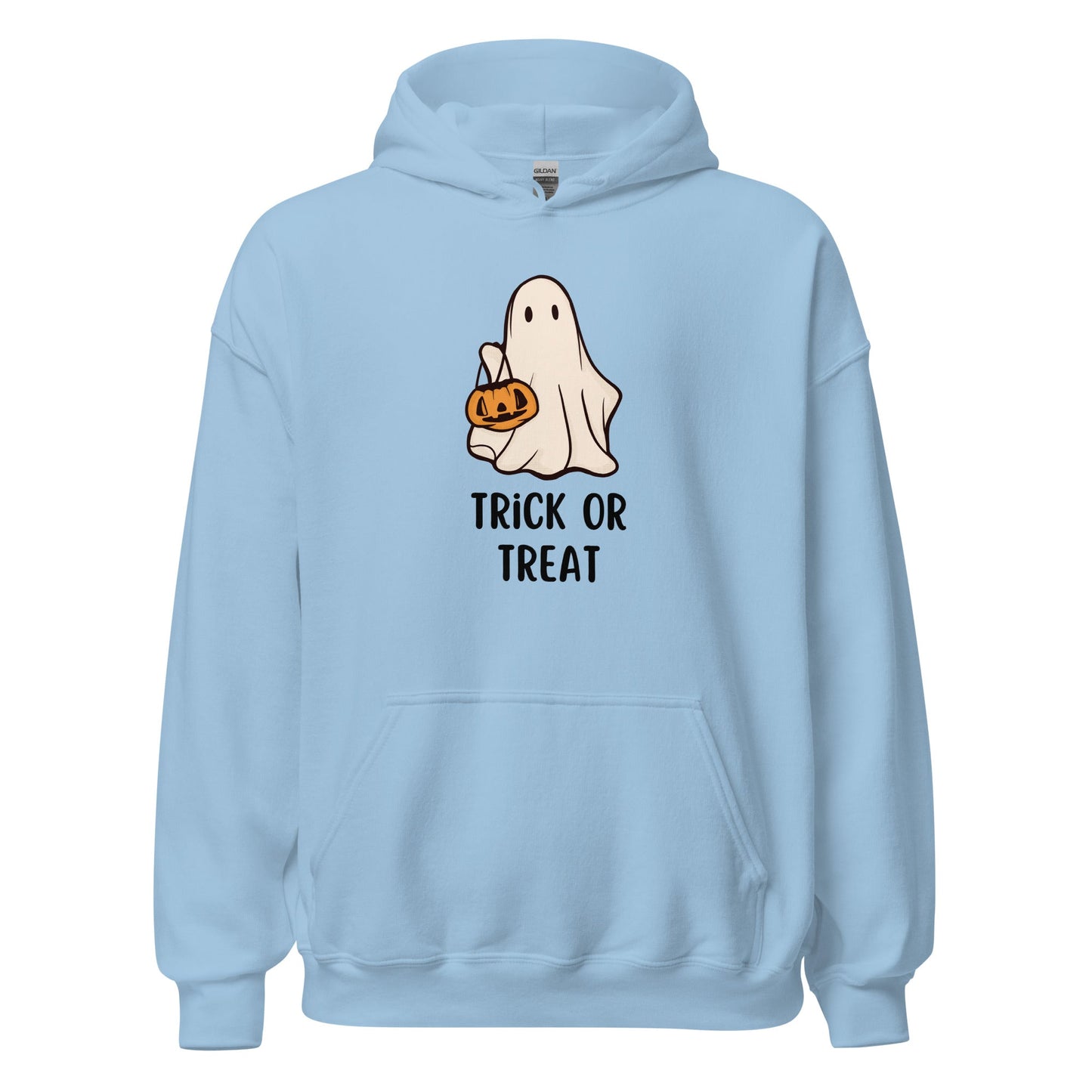Trick or Treat Ghost Hoodie - FallHallowsHoodie