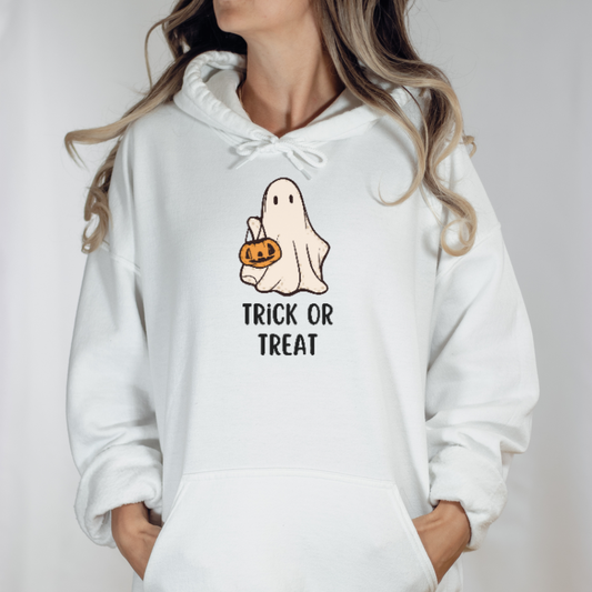 Trick or Treat Ghost Hoodie