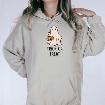 Trick or Treat Ghost Hoodie