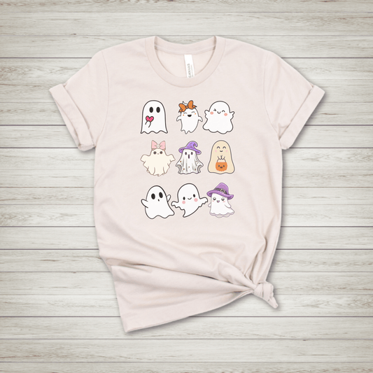 Cute Ghosts T Shirt - FallHallowsT Shirt