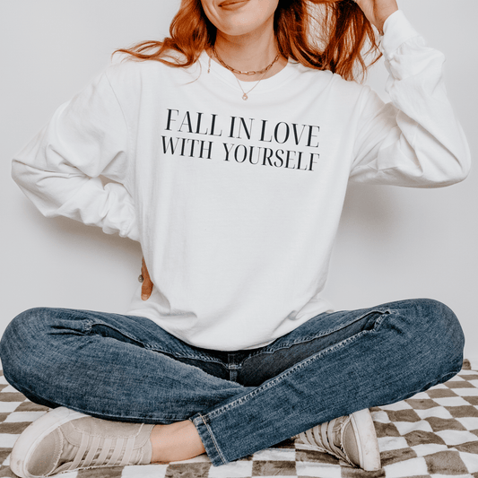 Fall In Love with Yourself Long Sleeved Shirt - FallHallowsLong Sleeve Shirt