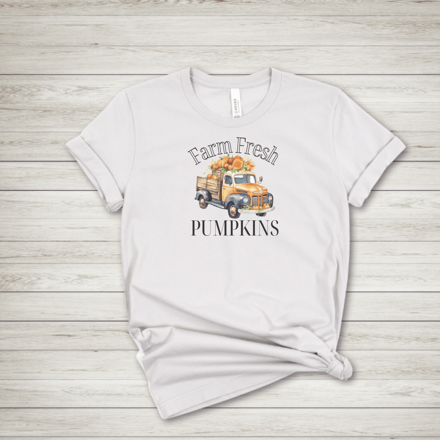 Farm Fresh Pumpkins Pink Truck T Shirt - FallHallowsT Shirt