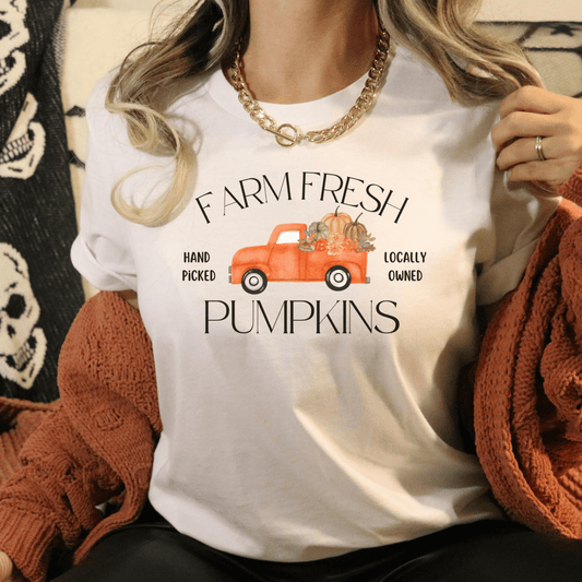 Farm Fresh Pumpkins T Shirt - FallHallowsT Shirt