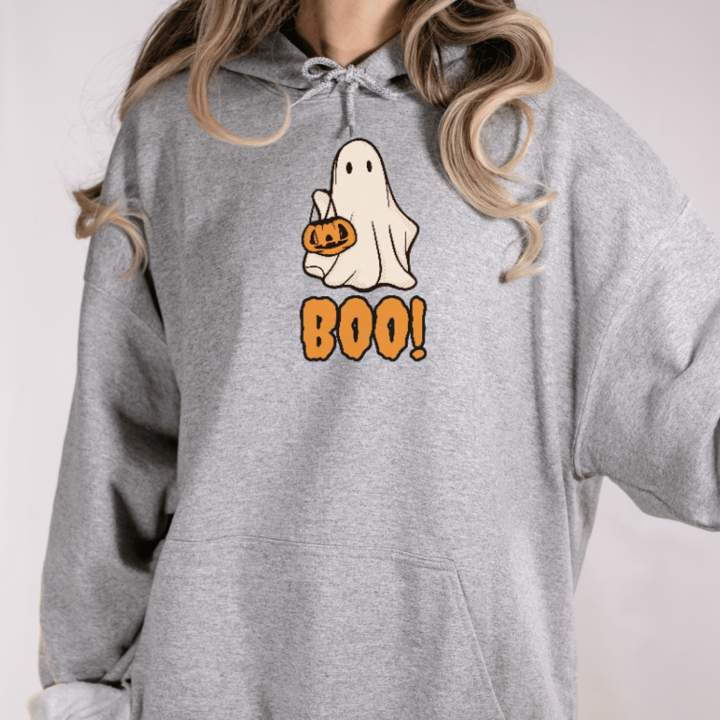 Ghost Boo! Hoodie - FallHallowsHoodie