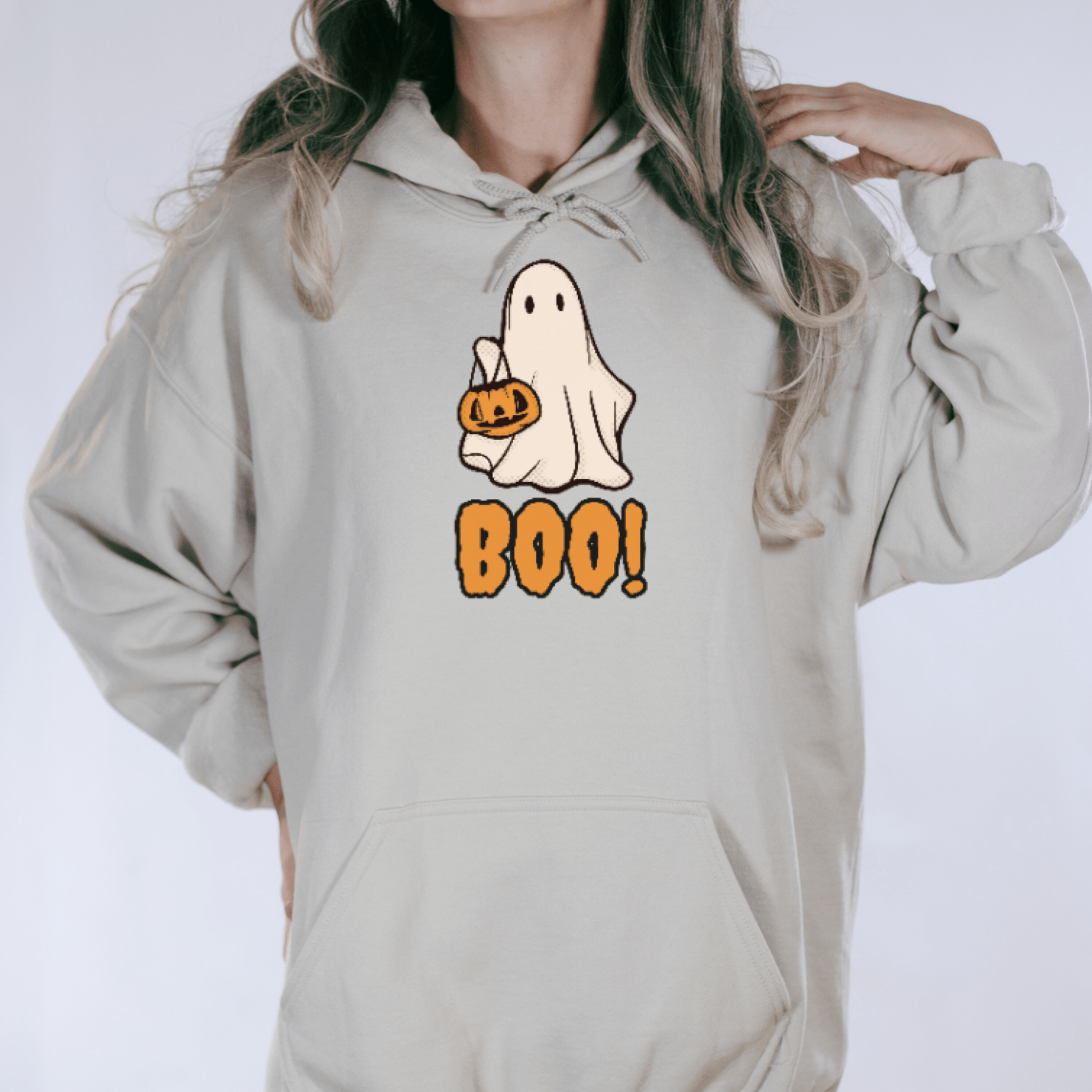 Ghost Boo! Hoodie - FallHallowsHoodie