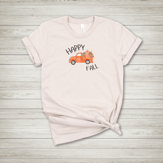 Happy Fall Truck T Shirt - FallHallowsT Shirt