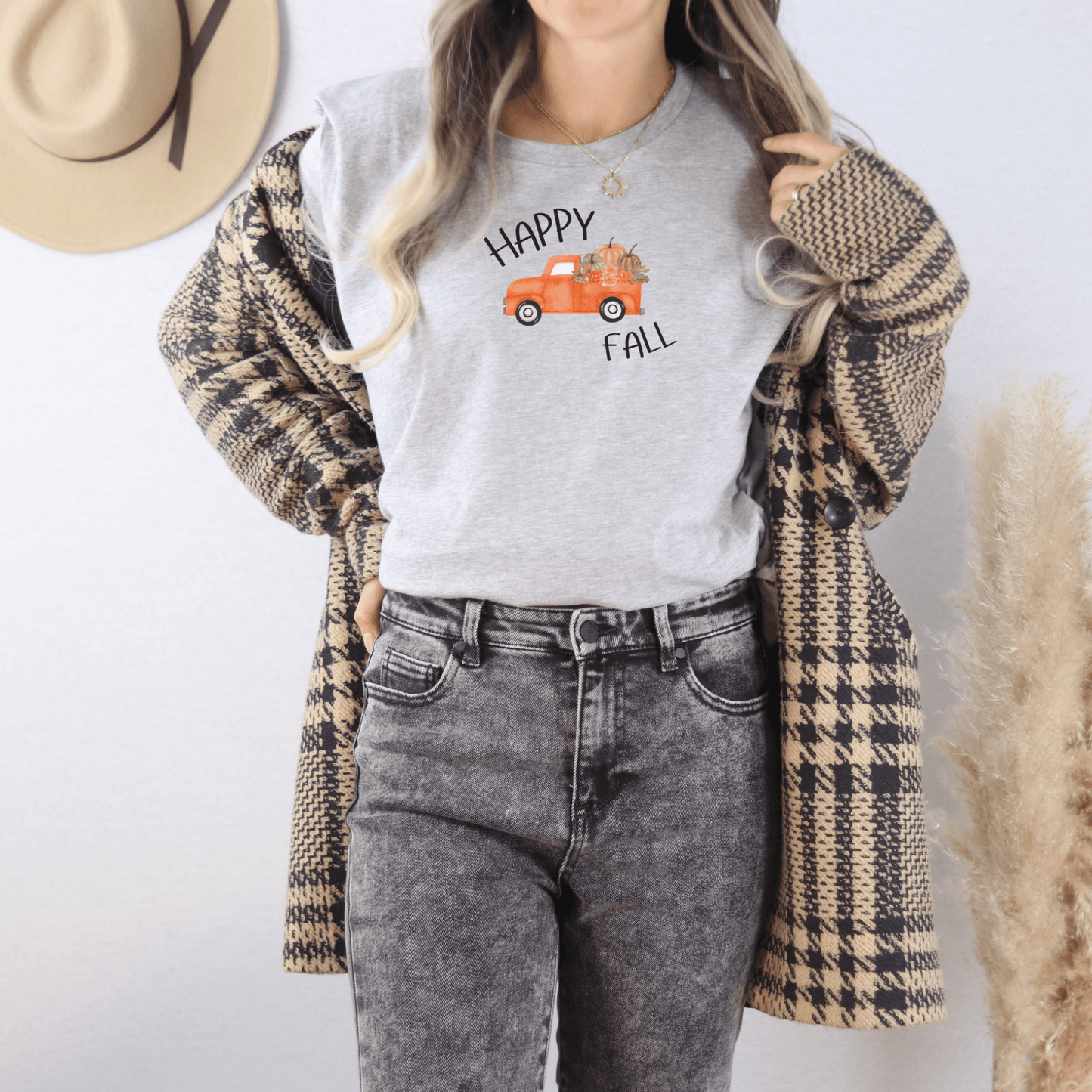 Happy Fall Truck T Shirt - FallHallowsT Shirt