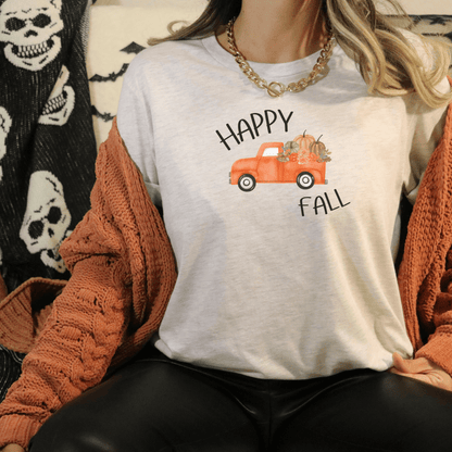 Happy Fall Truck T Shirt - FallHallowsT Shirt