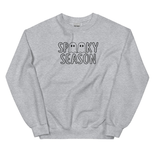 Spooky Season Embroidered Sweatshirt - FallHallowsEmbroidered Sweatshirt