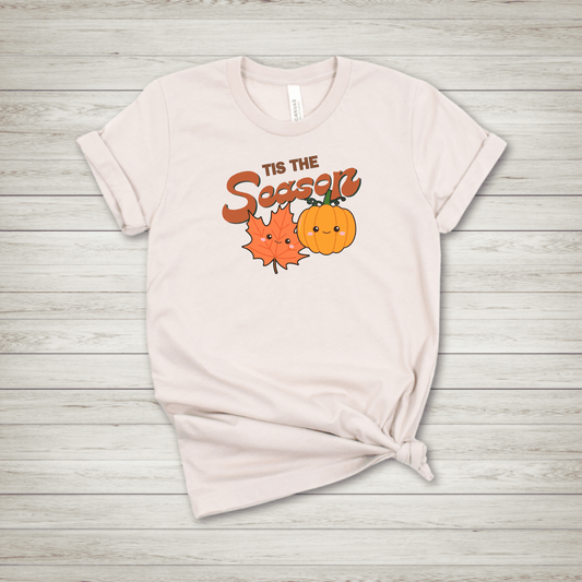 Tis the Season Fall Leaves T Shirt - FallHallowsT Shirt